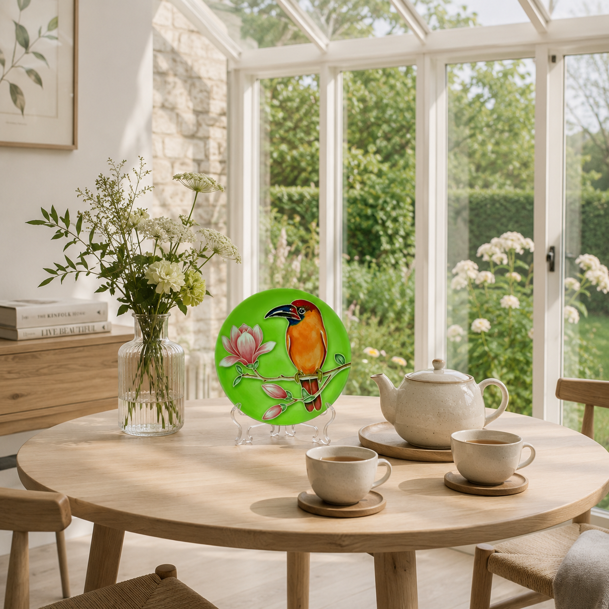 Bringing the Outside In: How Porcelain Art Plaque Breathes Life into Your Conservatory